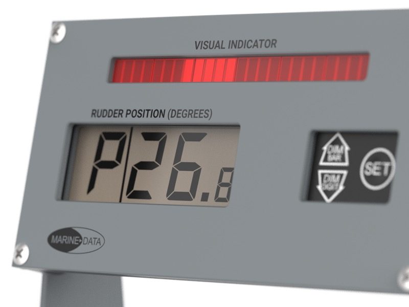 MD74RDI/W Weatherproof Digital Rudder Angle Indicator